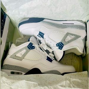 Brand New Air Jordan 4 Retro Blue Midnight Navy